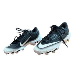 Nike Youth Vapor Football Cleats Black White Size 1Y AO8151-003